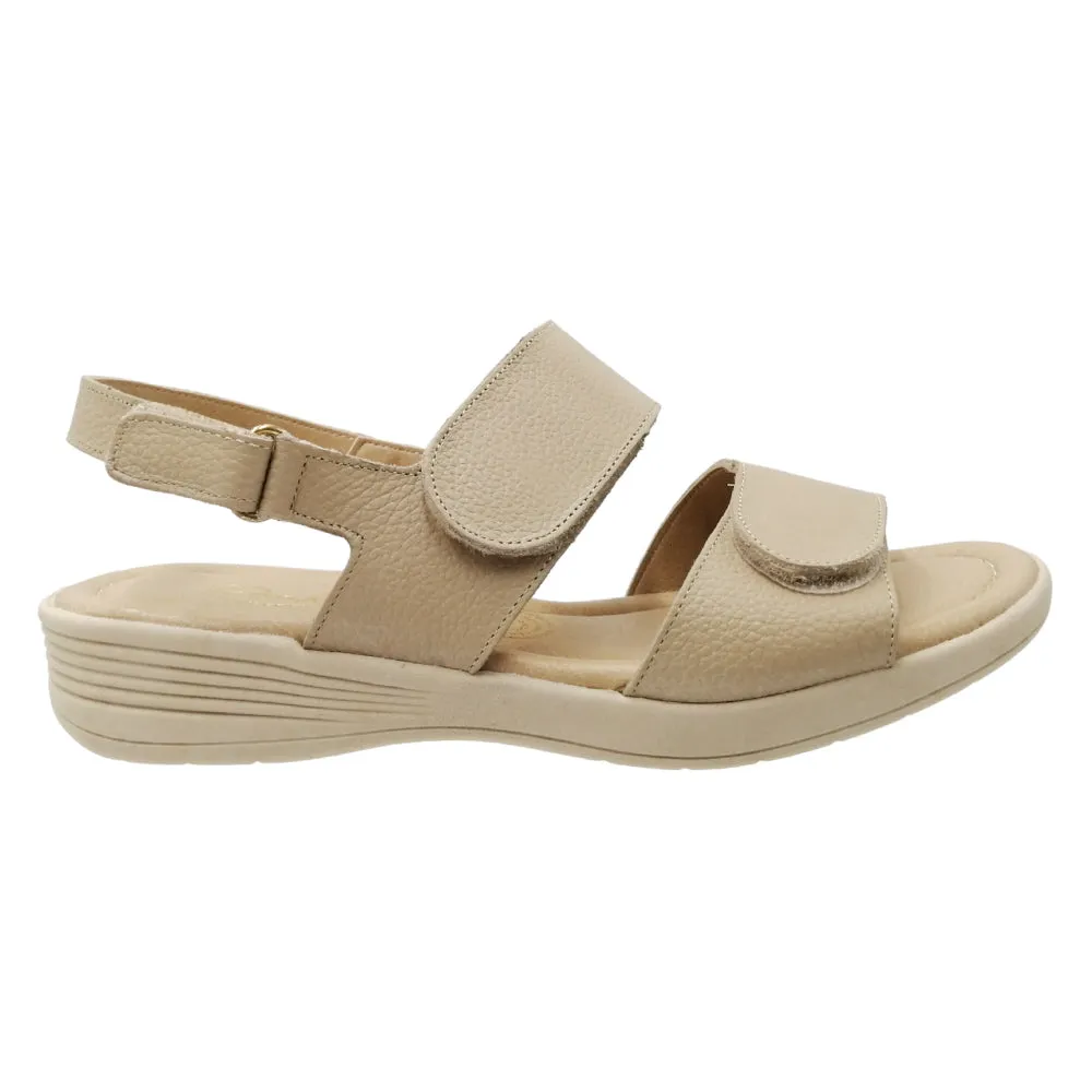 Sandalias Confort Con Velcro para Mujer Relax 390