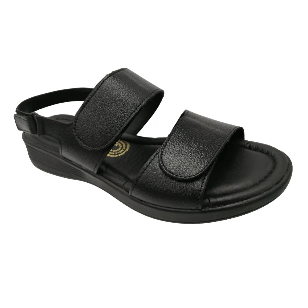 Sandalias Confort Con Velcro para Mujer Relax 390