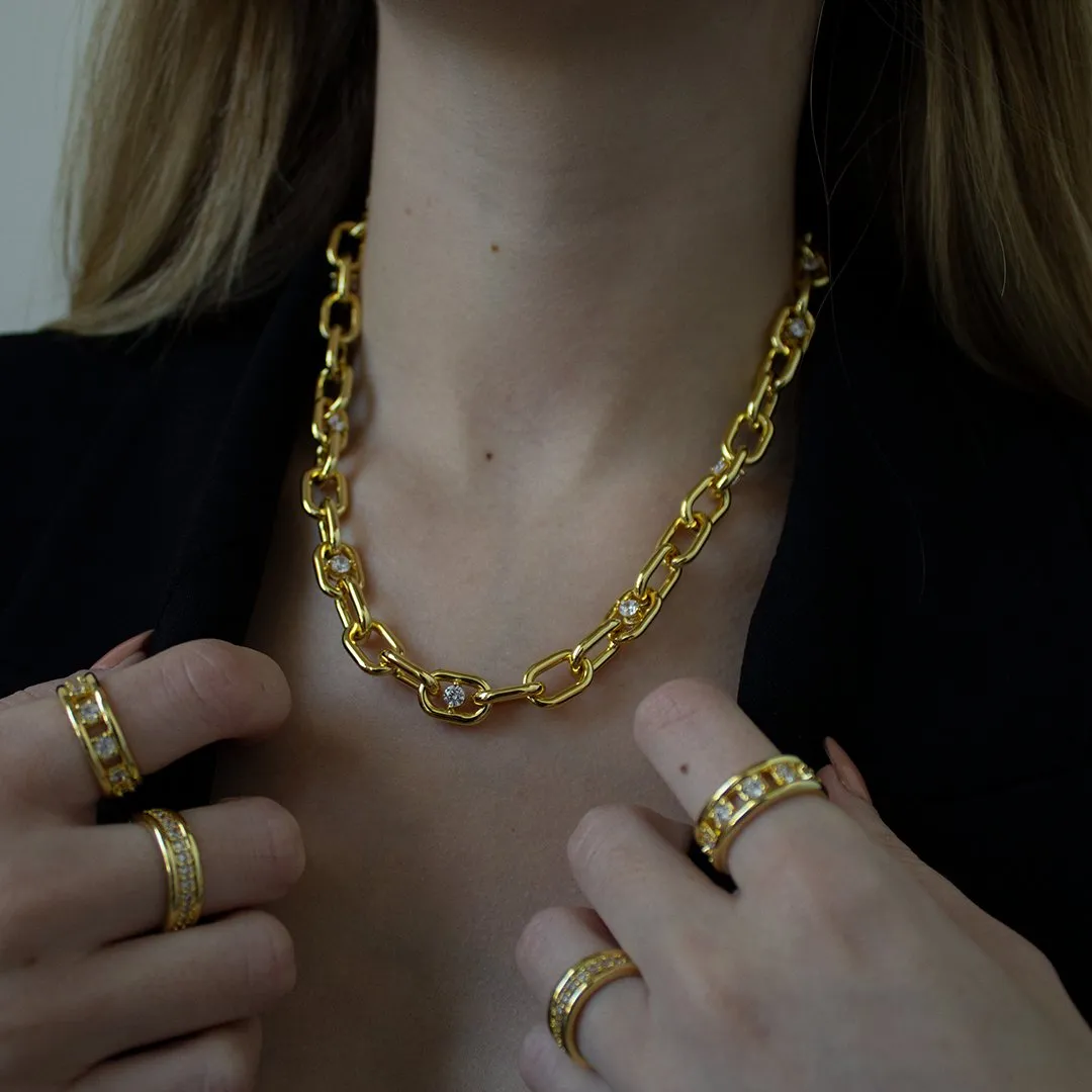 THE LINK CHUNKY NECKLACE