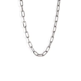 THE LINK MEDIUM SILVER NECKLACE