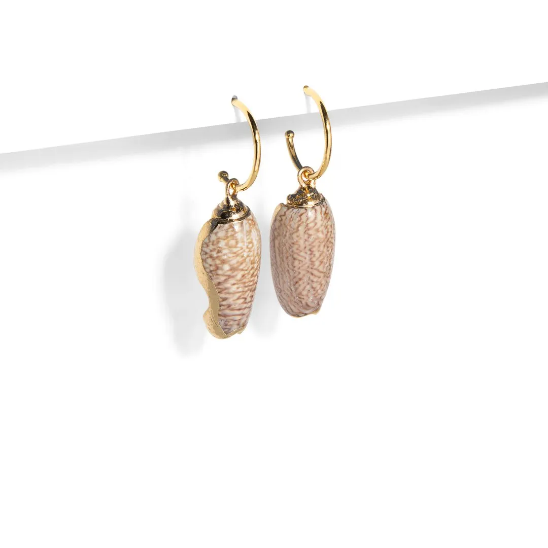 TROPICAL GODDES SHELL EARRINGS