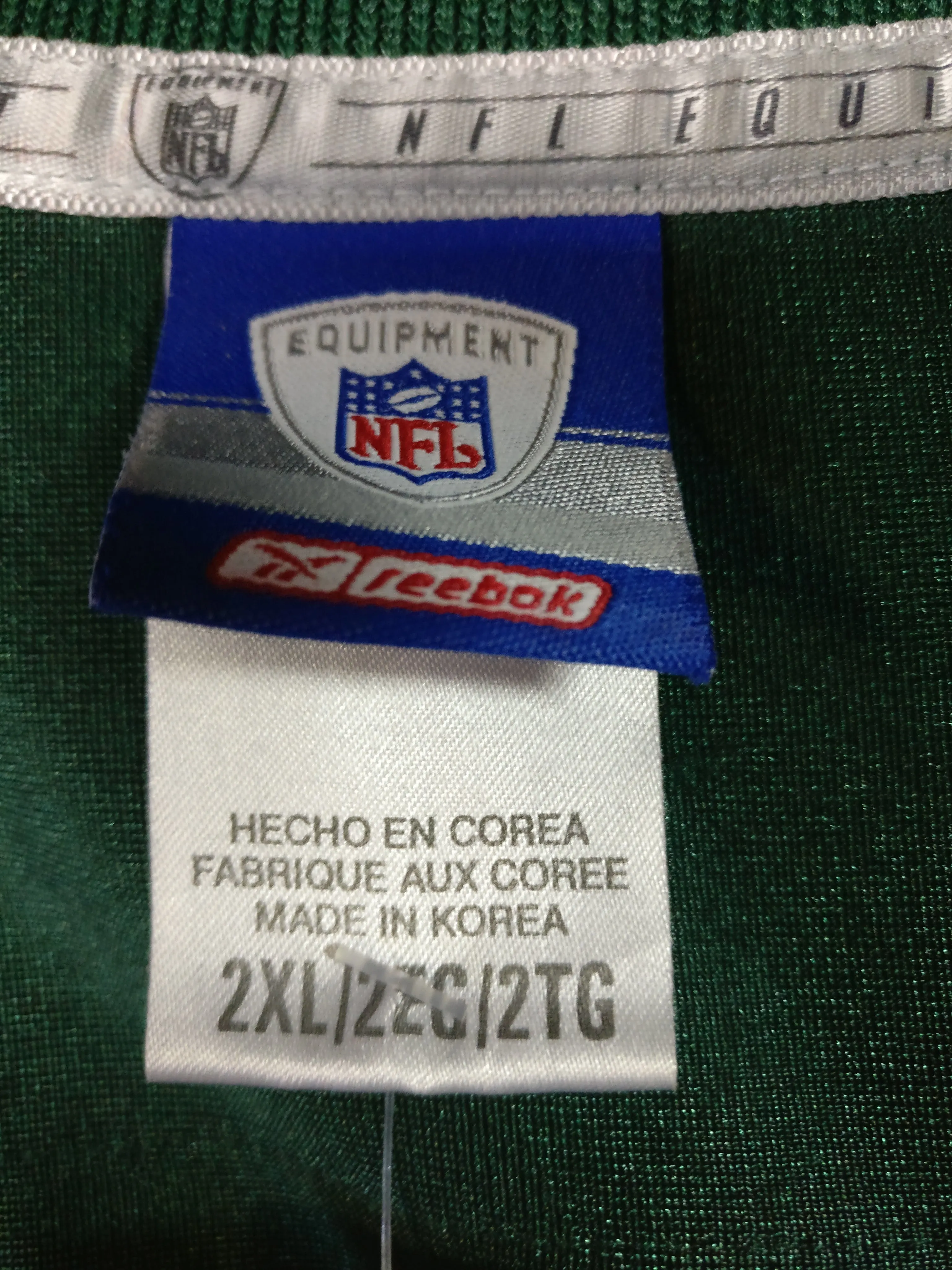 Vintage #21 RED New York Jets NFL Reebok Jersey 2XL