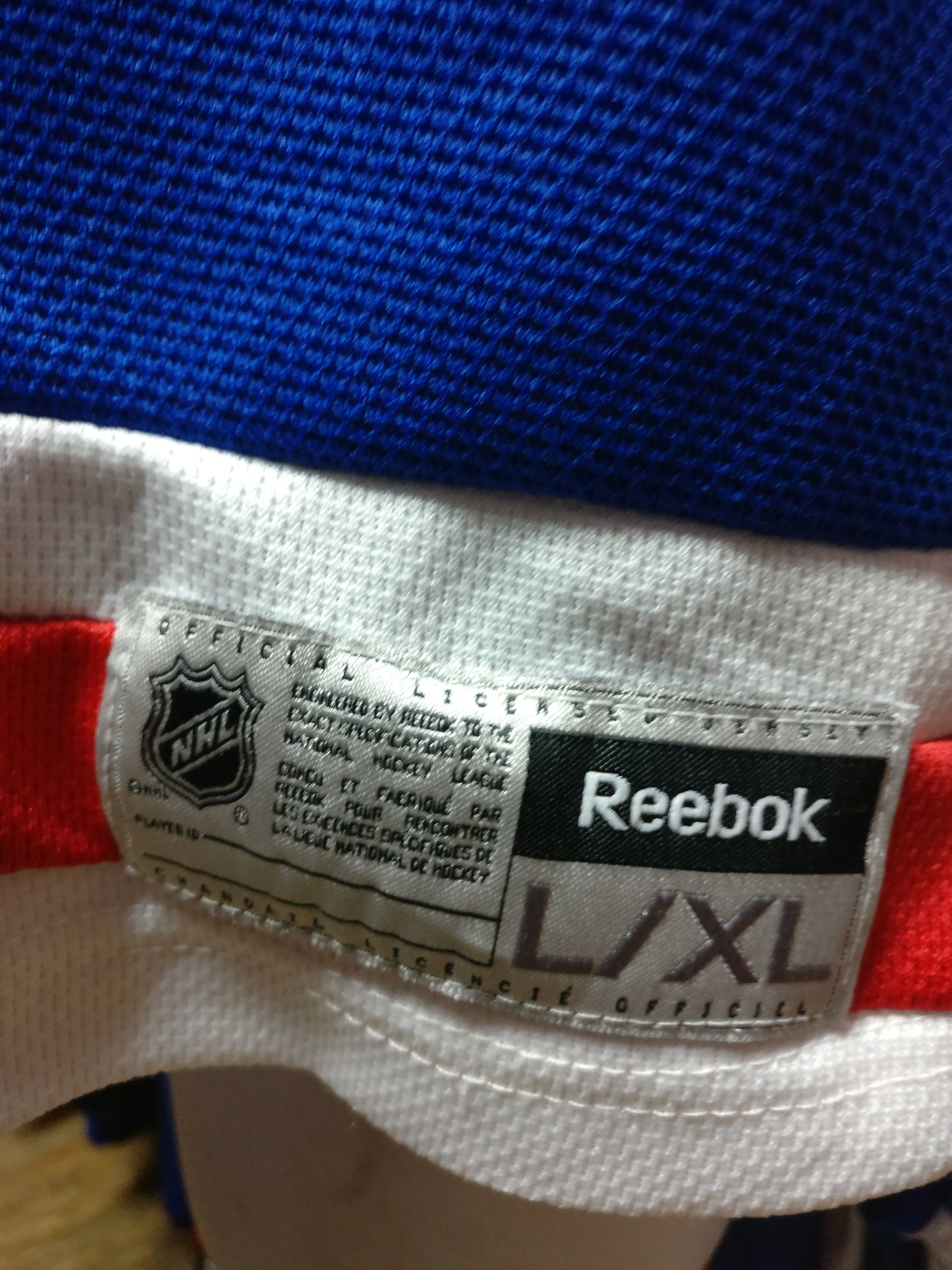 Vintage #24 RYAN CALLAHAN New York Rangers NHL Reebok Jersey YL/YXL