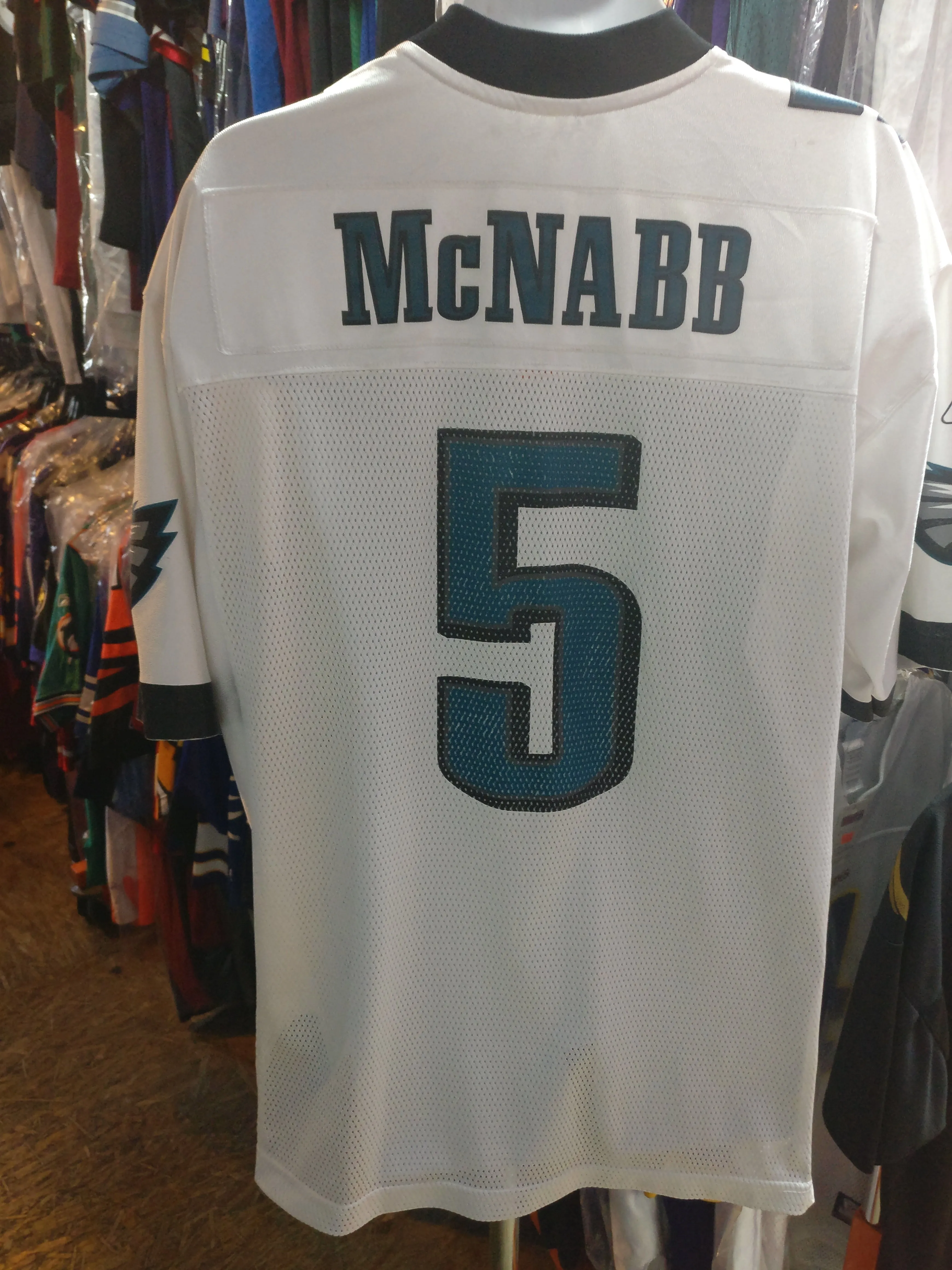 Vintage #5 DONOVAN McNABB Philadelphia EAGLES NFL Reebok Jersey L