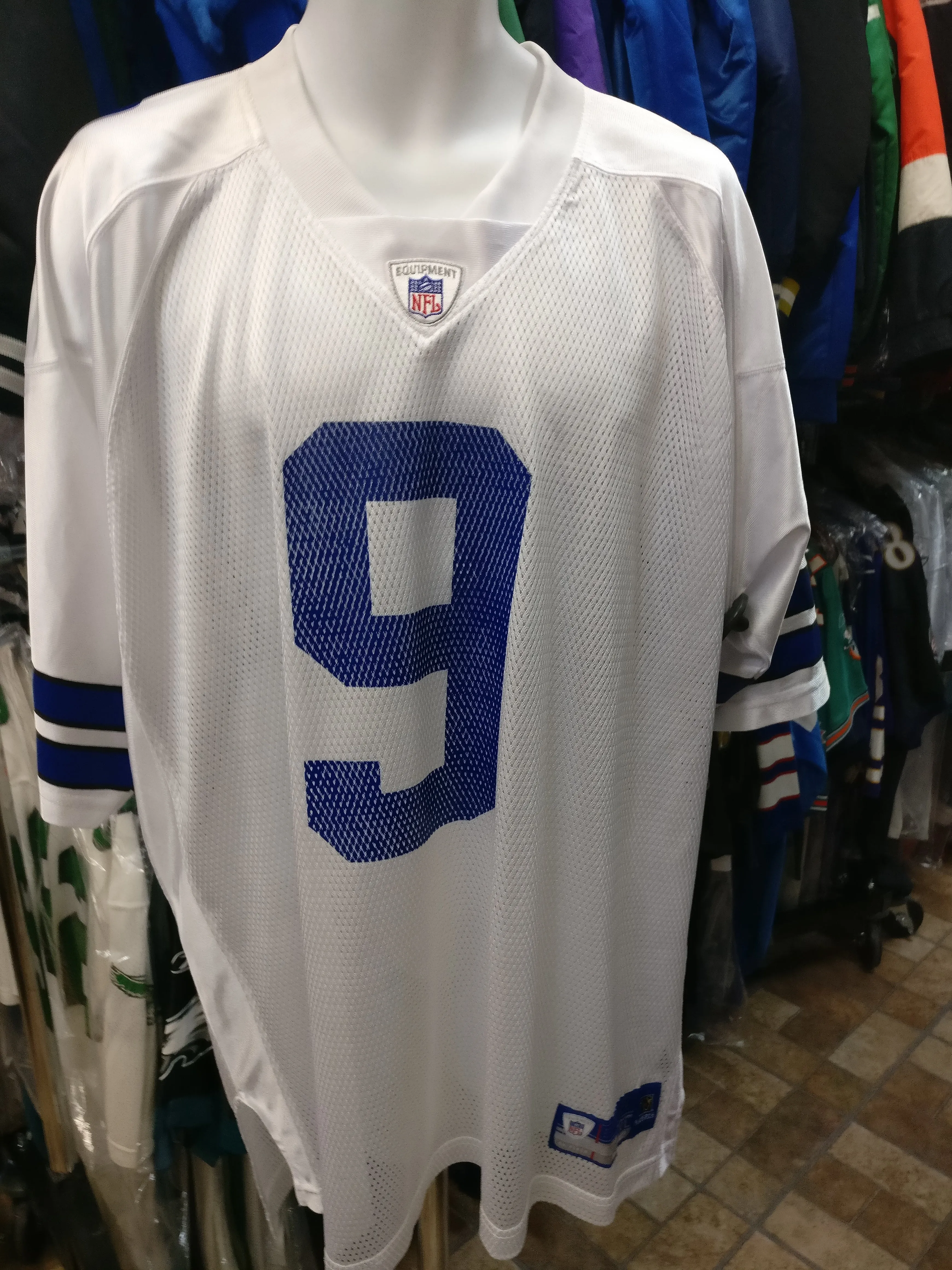 Vintage #9 TONY ROMO Dallas Cowboys NFL Reebok Jersey 2XL