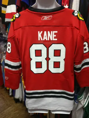 Vtg #88 PATRICK KANE Chicago Blackhawks NHL Reebok Jersey YL/YXL