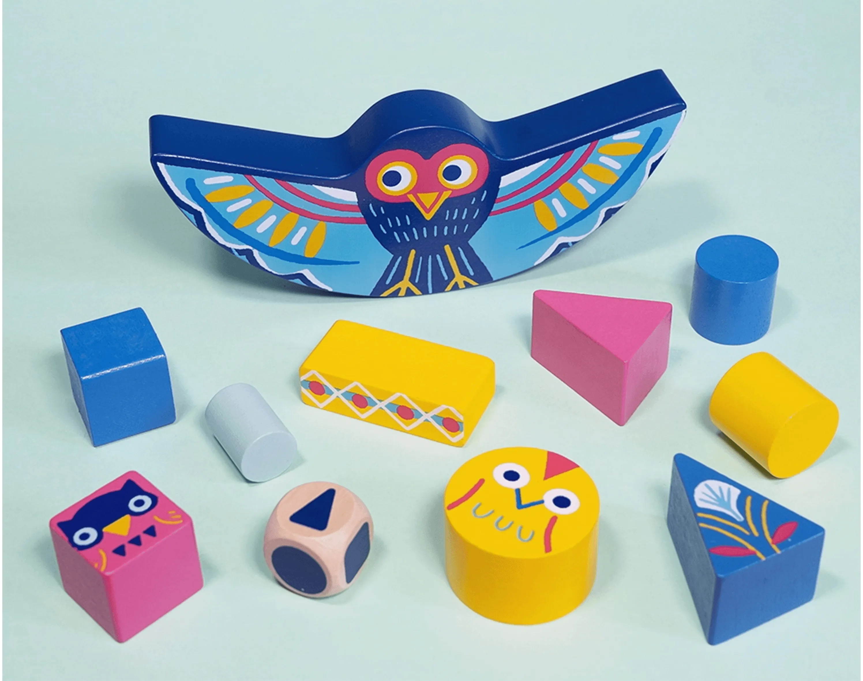 Wood Owl Balance Toy