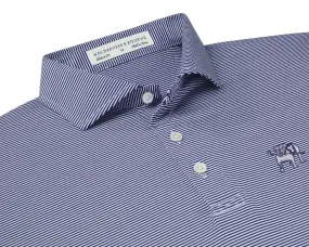 Yale Golf Course Perkins Shirt: Navy & White