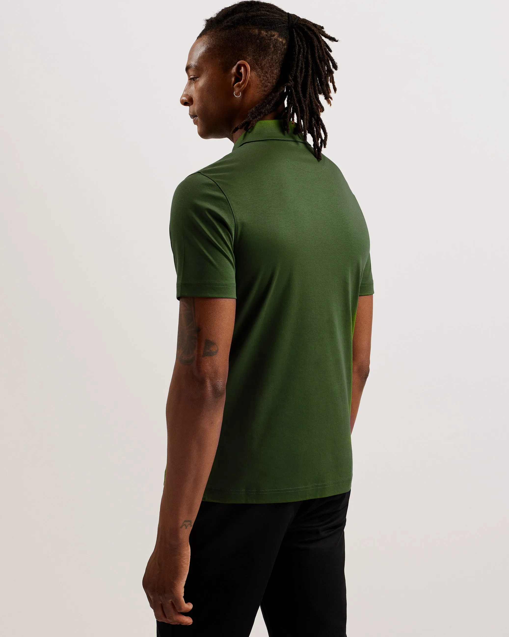 Zeiter Short Sleeve Slim Fit Polo Shirt Green