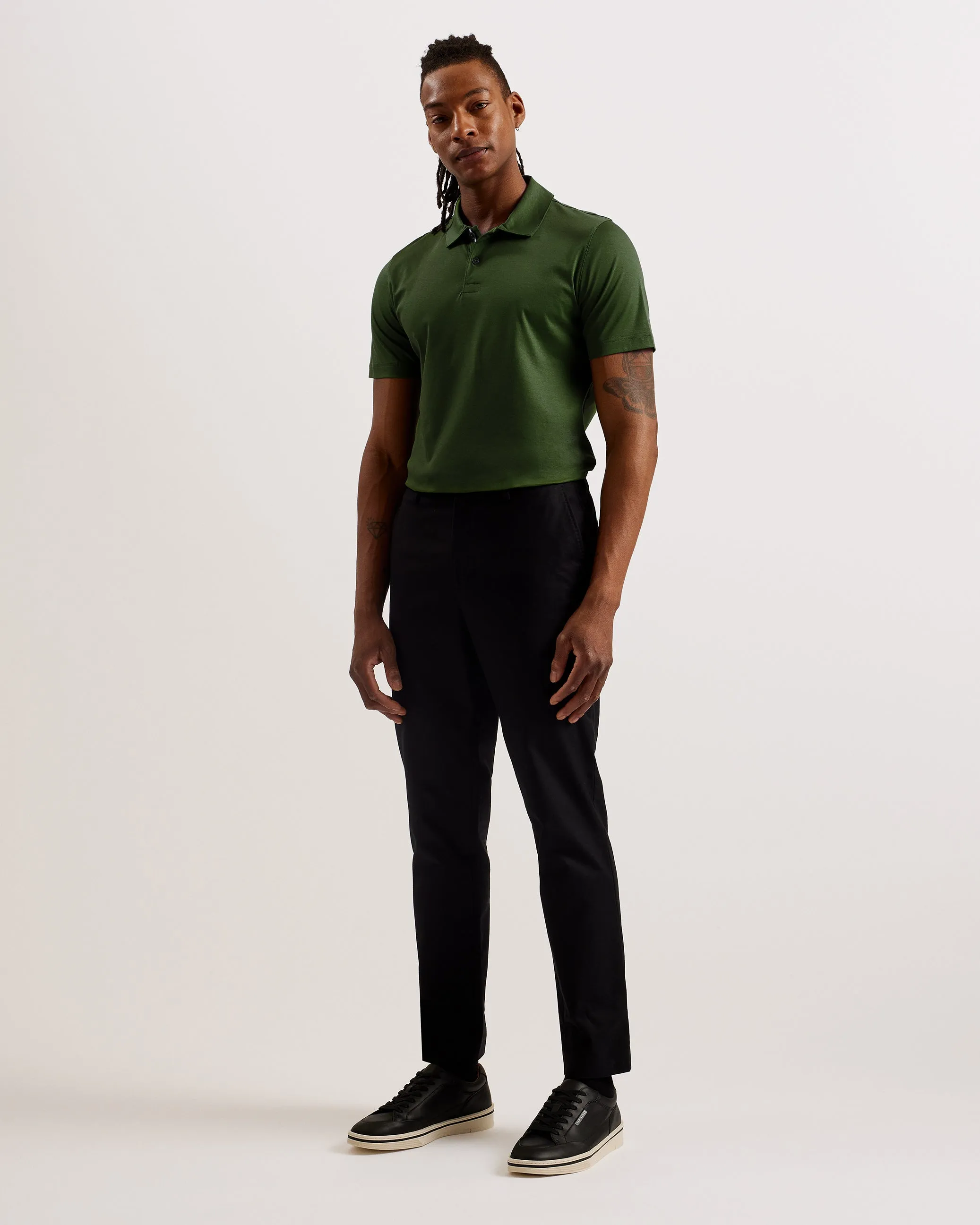 Zeiter Short Sleeve Slim Fit Polo Shirt Green