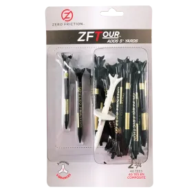 ZF TOUR 3-PRONG 2-3/4" TEES - 40 PACK